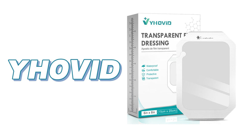 30 Packs Transparent Film Dressing 6'' x 8'' - Waterproof Bandages for Swimming, Showering, Wounds, Post Surgical Shower or IV Shield, Tattoo Aftercare Bandage, Scar Therapy, Adhesive Patches 6'' x 8''(30 PCS)