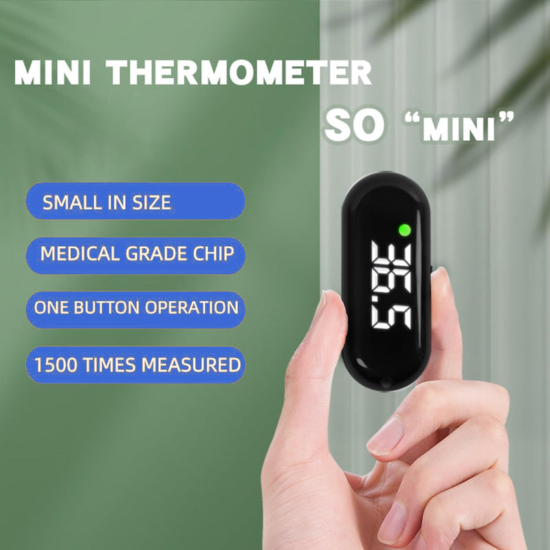 Medical Forehead Thermometer, Rechargeable Thermometer for Adults and Kids, Portable Infrared Digital Thermometer with Fever Alarm and LCD Display, Fast Accurate 1s Instant Results (Black) BLACK