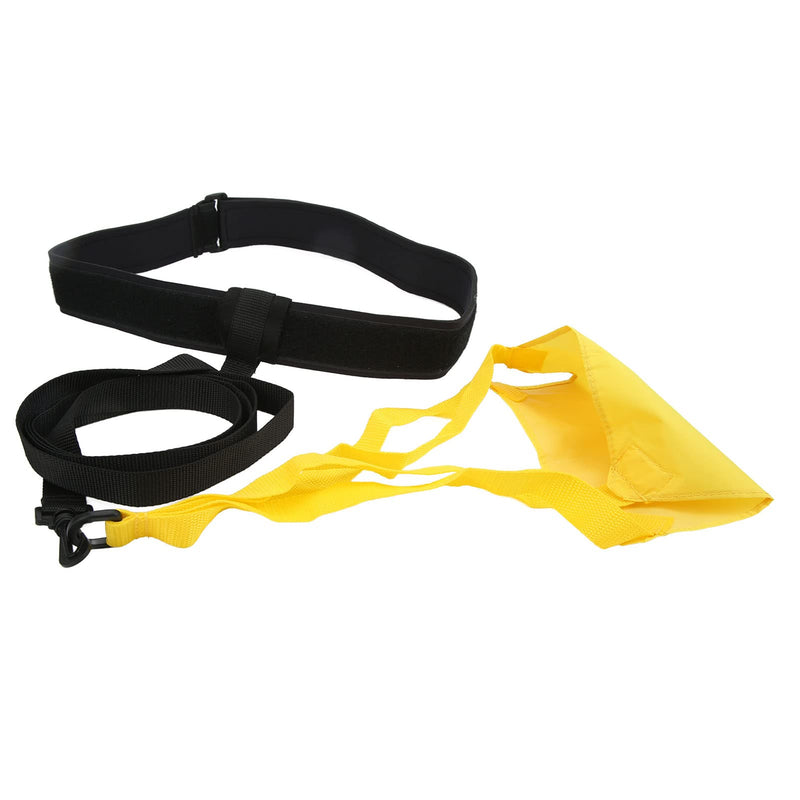 Swim Training Parachute Belt, Coated Nylon Water Resistance Drag Equipment, Lightweight Strength Exercise Gear for Athletes