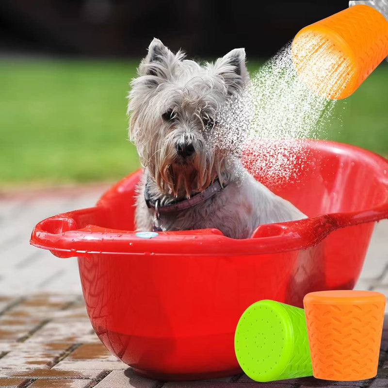 Outdoor Dog Shower Portable Dog Shower Head Bottle Attachment Water Sprayer Accessories Pet Travel Shower Suitable for Dog Paw Cleaning Hiking Beach Dirt Removal 2pcs 5.2X5.2CM 1 - BeesActive Australia