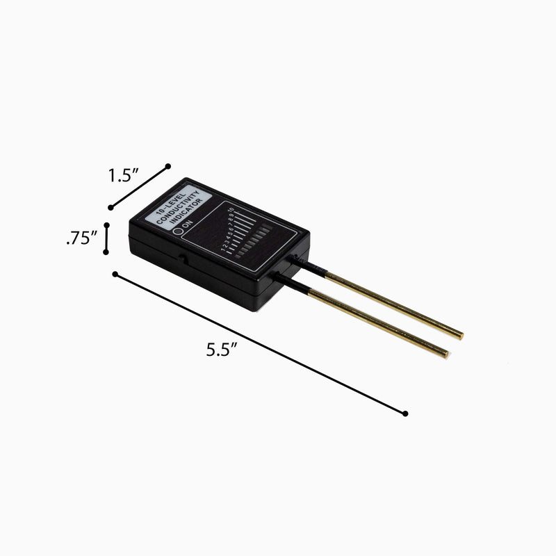 10-Level Conductivity Indicator – Educational LED Tester for Chemistry and Physics Labs – Measures Solution Conductivity with Brass Probes – Ideal for Classroom and Homeschool - BeesActive Australia