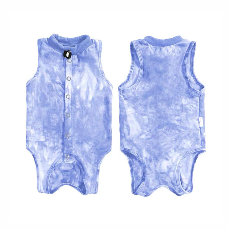 Yoolhamy Cat Bodysuit After Surgery Professional Recovery Suit for Cats, Cat Bodysuit for Cats Surgery Castration, E-Collar Alternative for Cat Anti-Lick Wound for Abdominal Wounds Small Blue - BeesActive Australia