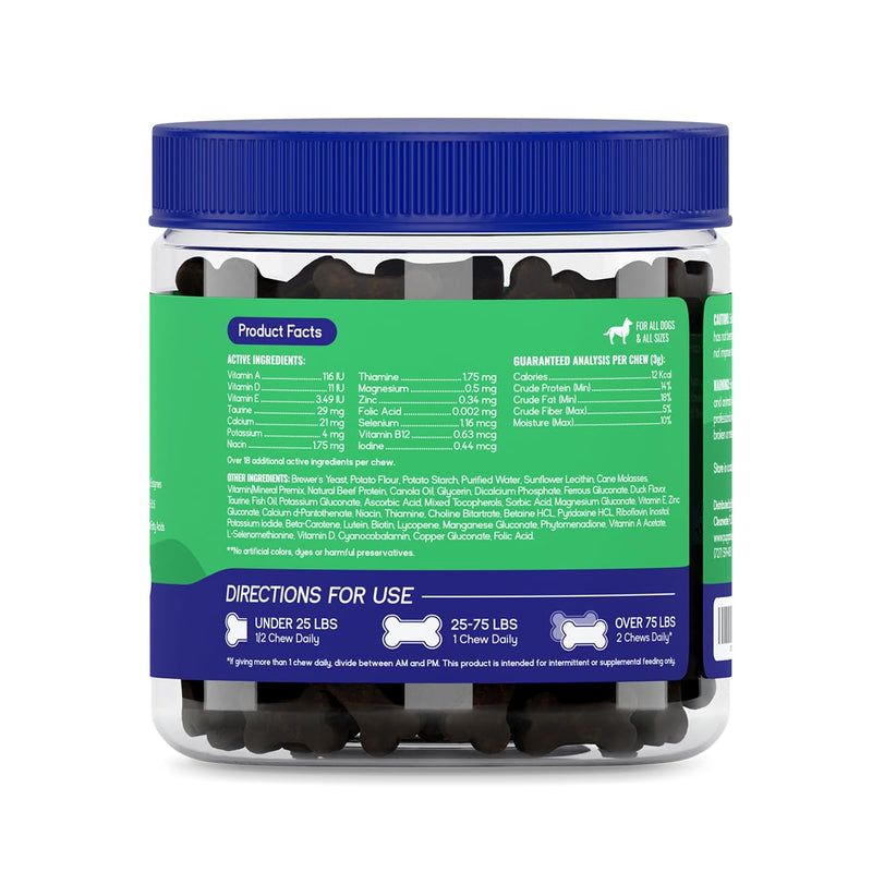 PupGrade Daily Multivitamin for Dogs - All-in-One Supplement for Digestive, Immune, Skin and Coat Health - 32 Healthy Nutrients, Probiotic Enzymes, Omega Fish Oil, Vitamins A, C, D & E - 30 Soft Chews 30 Count (Pack of 1) - PawsPlanet Australia