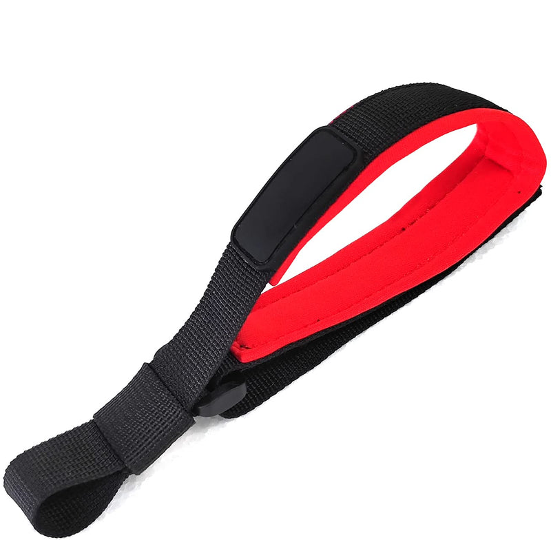 Hands Free Dog Leash Wrist Safety Strap, 2 Pack Soft Comfortable Diving Fabric Dog Leash Wrist Strap for Safe Walking (Blue & Red) Blue & Red