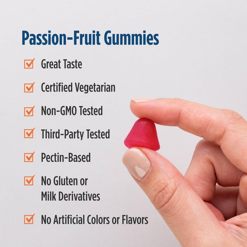 Nordic Vitamin D3 5000 IU Gummies, Bones Mood Immune Support - 30 Count | vitamin D3 per serving. Supports bone health, mood & immunity. Passion fruit gummies. Vegetarian, Non-GMO. 30 count.