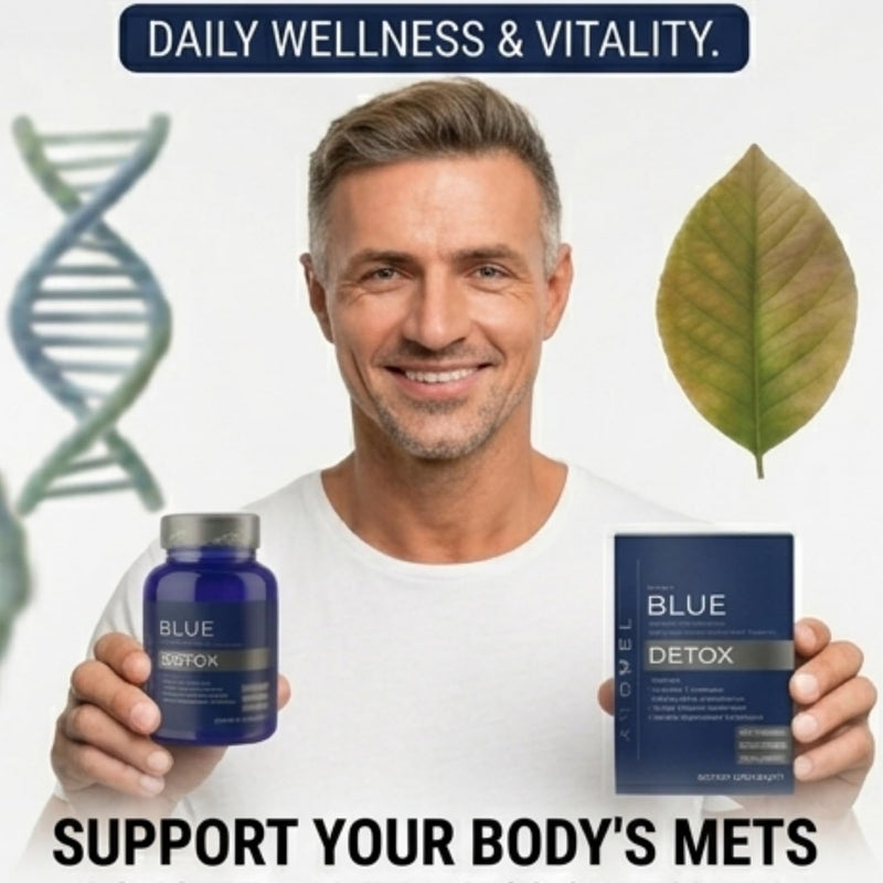 aromel Blue Detox | Advanced Cellular Performance & Detoxification Formula | Infused with USP Grade Methylene Blue, Zeolite Clinoptilolite, NAC, Glycine, and Vitamin B3 (Niacinamide) | 60 Capsules