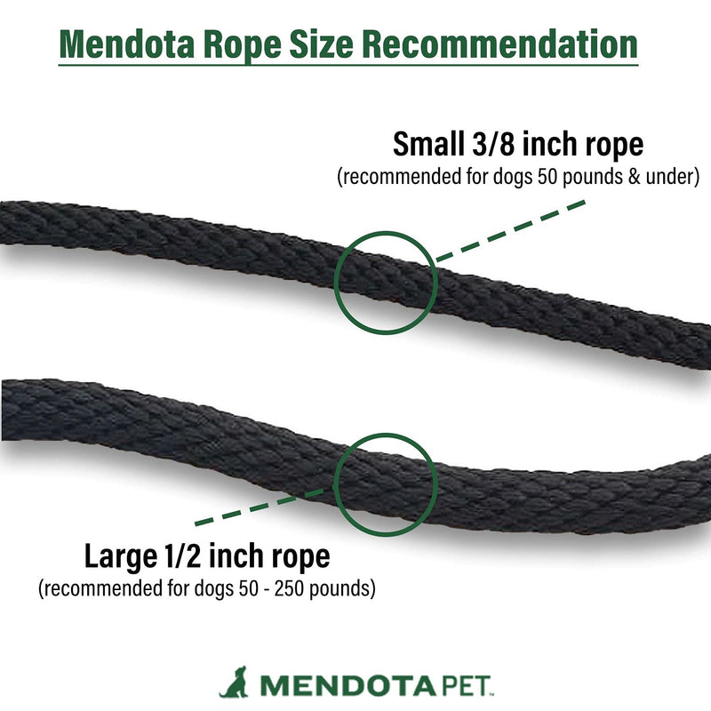 Mendota Pet Slip Leash - Dog Lead and Collar Combo - Made in The USA - Black Confetti, 1/2 in x 6 ft - for Large Breeds - BeesActive Australia