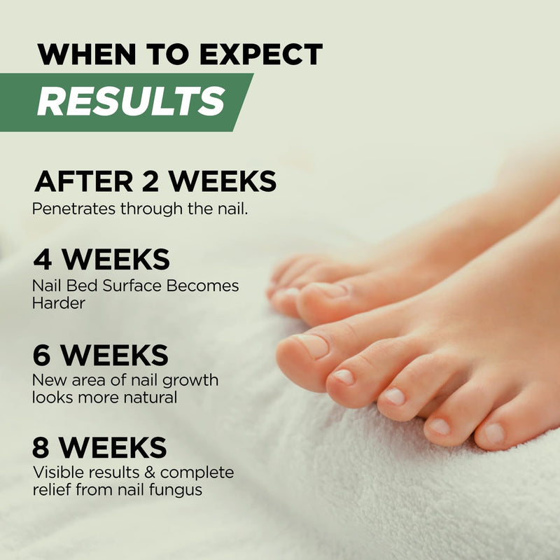 Foot Cure Toenail Fungus Treatment Extra Strength – Athletes Foot Treatment for Toenails, Restorative Nail Repair for Damaged Nails, Toenail Softener with Tea Tree Oil & Oregano Oil - Made in USA 0.5 Fl Oz (Pack of 1) - BeesActive Australia