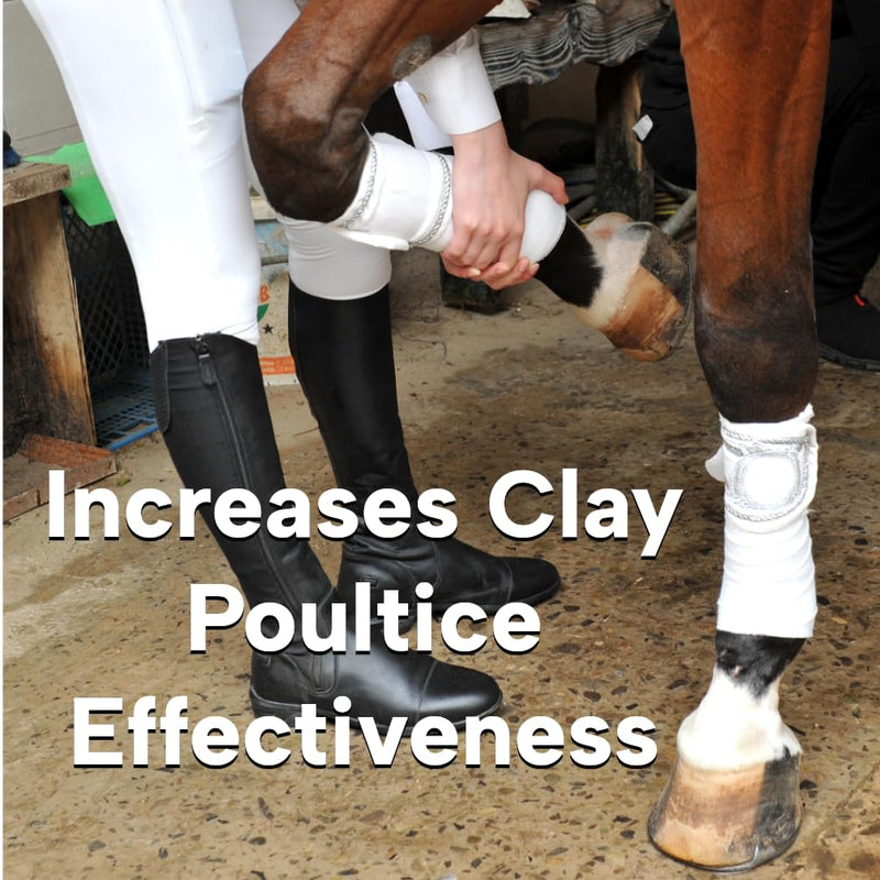 Poultice Paper for Horses - 60 Sheets - 12" x 18" - Made in USA - Convenient to Use - 100% Recycled Paper - Biodegradable Packaging - 20% More Sheets Than 75' Roll - BeesActive Australia