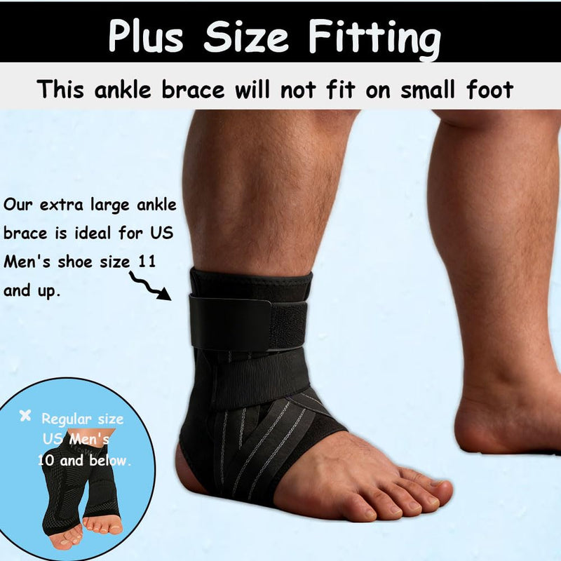 King Mills Sprained Boot & Peroneal Tendonitis Brace for Large Shoe Size Men or Swollen Foot. XX-Large for Left & Right Foot Left & Right Hand - BeesActive Australia