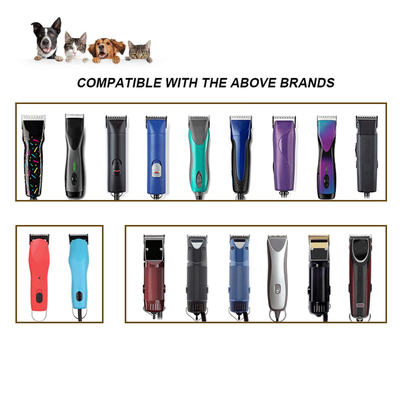 3 Pack 10# Detachable Pet Dog Grooming Ceramic Blades,Compatible with Andis,Oster A5,Wahl KM-10 Series,Size #10 Blade 1/16-Inch 1.5MM Cut Length 3pc 10:1/16''(1.5mm) - BeesActive Australia