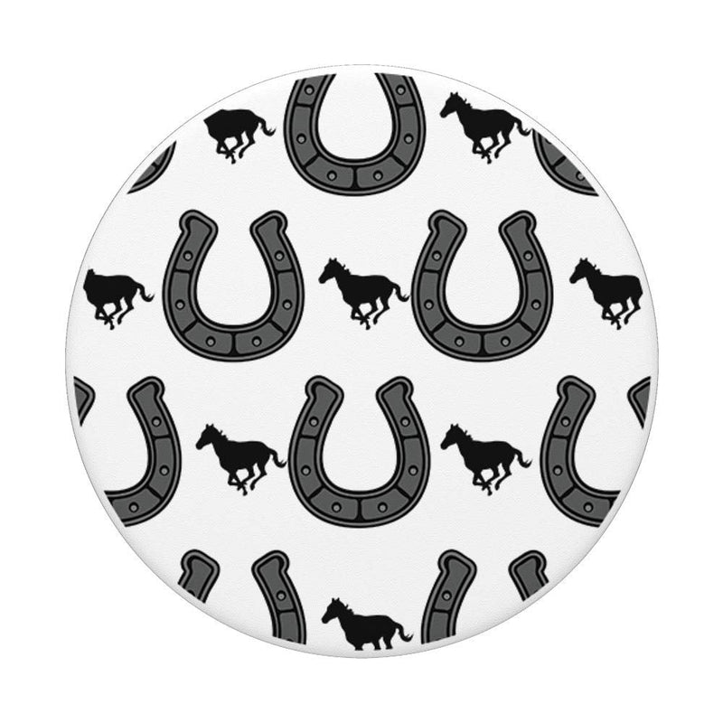 Hobby Horseshoe Equestrian Horseback Riding Animal Horse PopSockets PopGrip: Swappable Grip for Phones & Tablets Standard - BeesActive Australia