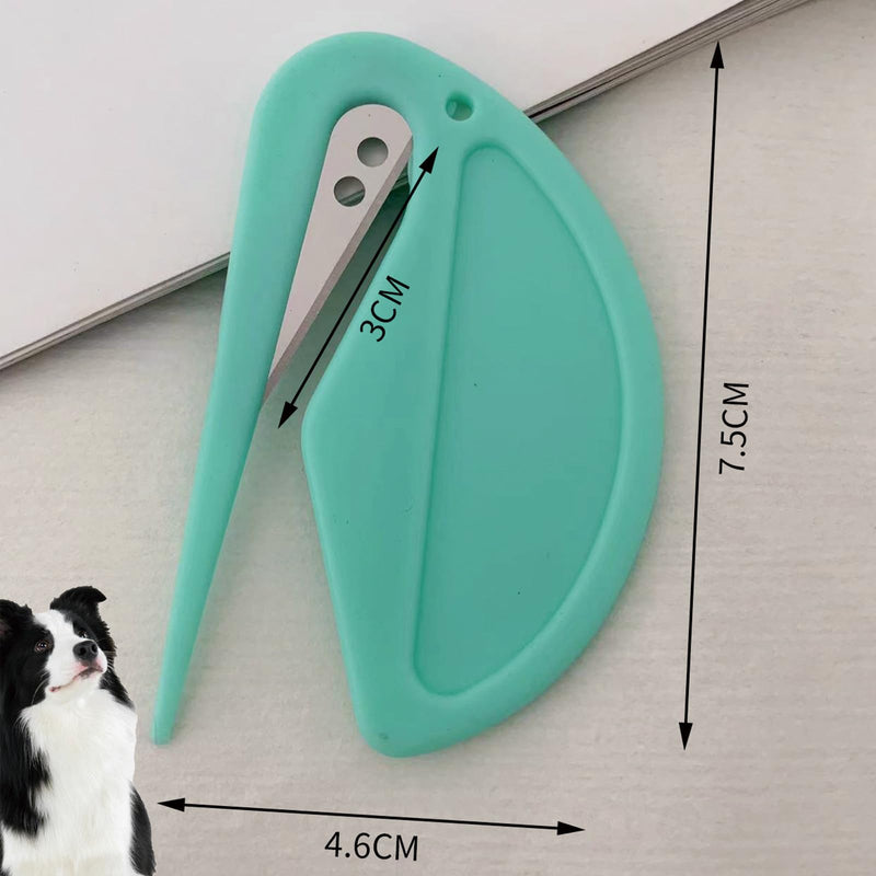 Knotting Comb, Cat Comb, Cat Massage Comb, Pet Spray Hair Removal Comb, Pet Grooming Accessories for Dog (A-2Pcs-Green) A-2Pcs-Green - BeesActive Australia