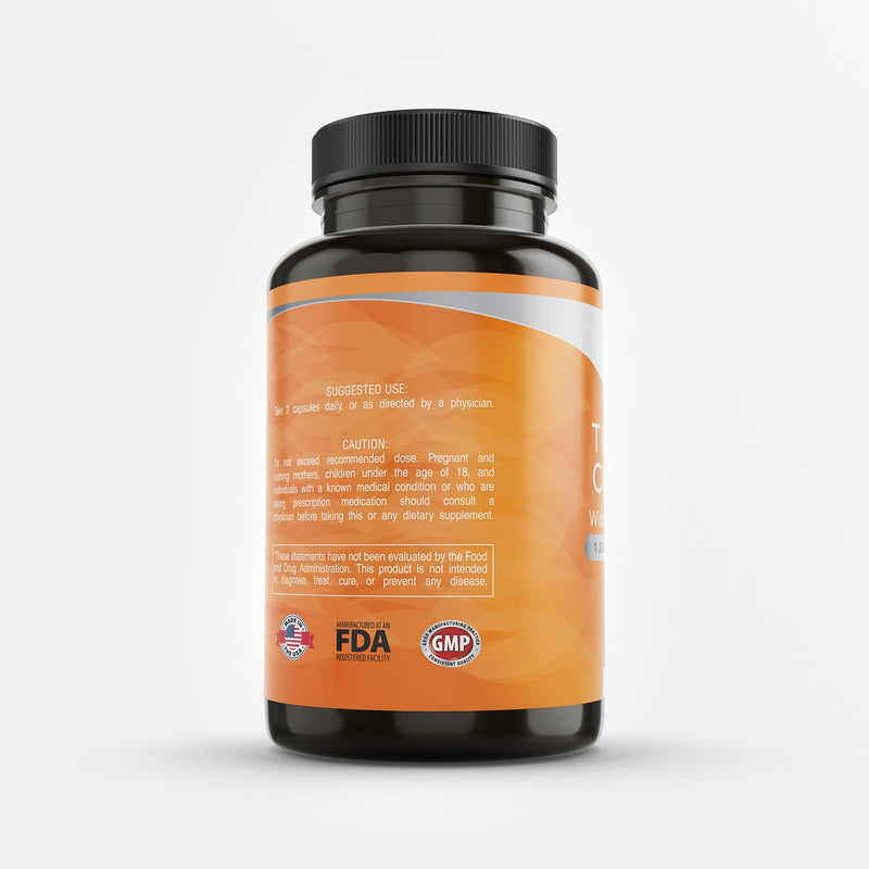 Pure By Nature Turmeric Curcumin with Black Pepper Extract 10 mg Capsules, 1200 mg per Serving, Organic, High Absorption Antioxidant Support (180 Count) - BeesActive Australia