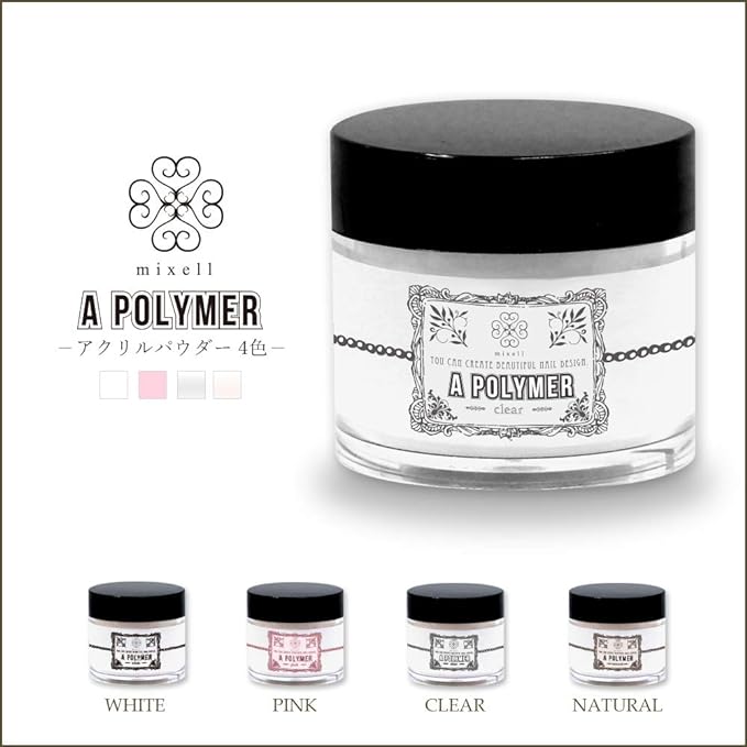 Scalp Nail 《Forming Smooth Artificial Nails》Acrylic Powder (Polymer) (28g) (Clear) - BeesActive Australia