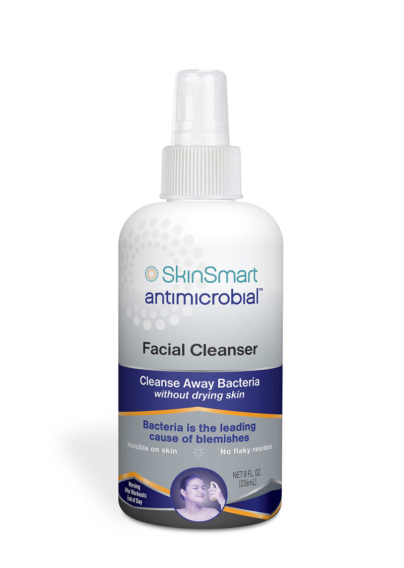 SkinSmart Facial Cleanser for Breakouts, Targets Bacteria for Post-Workout Pimples, Blemishes and Sweat Irritation; 8 oz Spray, Safe for All Ages: Adults and Teens - BeesActive Australia