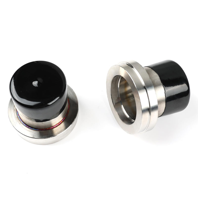 2PCS 2.441" Stainless Steel Trailer Bearing Protectors, Wheel Hub Dust Caps Compatible with Most 2000 3500 lb Axles, Durable Grease Retention Covers Prevent Corrosion for Boat, RV, Snowmobile - BeesActive Australia
