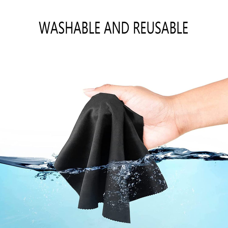 Glasses Cleaning Cloths(12 pcs),Premium Eyeglass Cleaner Cloth, Lens Wipes Cloth for Cleaning Eyeglasses, Cell Phones, Screens, Lenses, Electronics and All Delicate Surface - BeesActive Australia