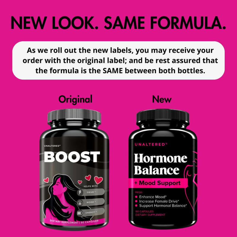 Hormone Balance & Mood Support for Women - Restore Female Drive & Reduce Mood Swings - Natural Hormonal Support Supplement with Tribulus Terrestris & Red Maca Root Extract - 90 Ct - BeesActive Australia