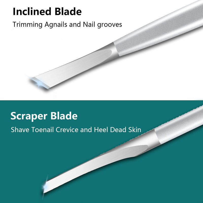 Ingrown Toenail Removal Kit, Pedicure Tools Kit Professional Knife Set Stainless Steel Ingrown Toenail Tool Foot Care Tools Nail Cuticle Remover (4 Pcs Set) 4 Pcs Set - BeesActive Australia