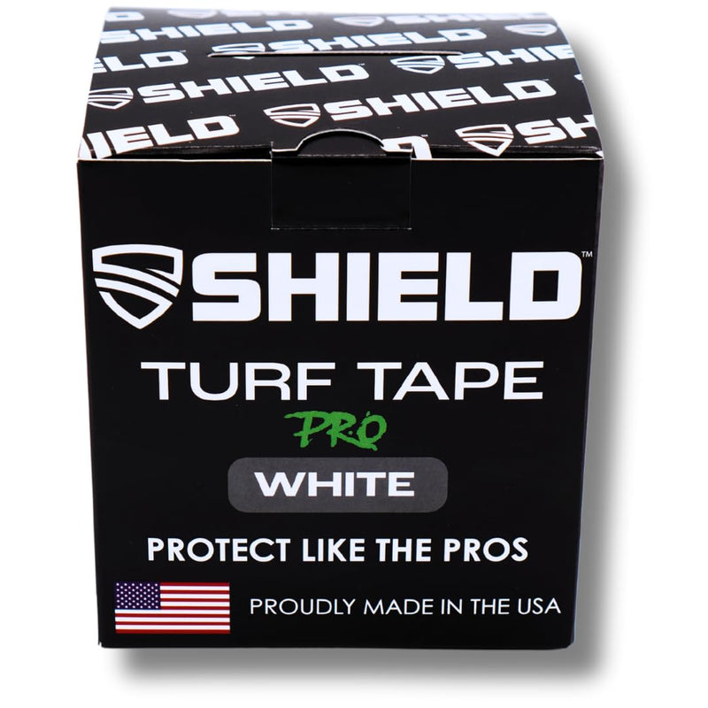 SHIELD Turf Tape Football ‚Äì USA Made ‚Äì 30 Ft, Flexible Arm Protection, Sweatproof Athletic Tape, Durable 4-Way Stretch ‚Äì White