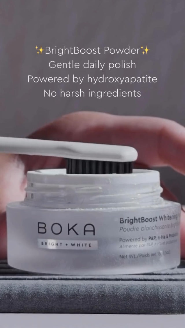 Boka Fluoride Free Whitening* Toothpaste and Boka Teeth Whitening Powder, Nano Hydroxyapatite, Appropriate for Sensitive Teeth, for Adults Oral Care