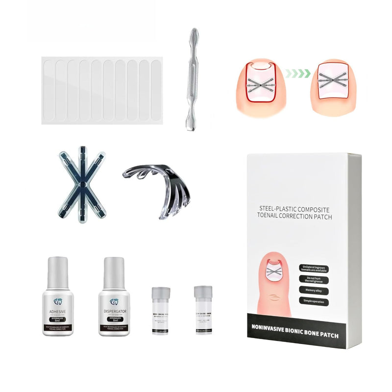 Titanium Alloy Ingrown Toenail Treatment 3X Stronger Pulling Force, Nail Tools and Ingrown Toenail Repair Kit for Curved & Thick Nails, Professional Foot Care Solution for Men & Women (0.63/0.67 in) 0.63-0.67in - BeesActive Australia