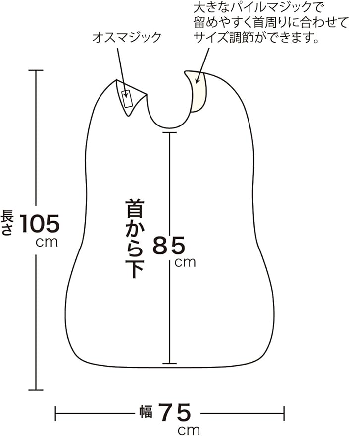 Footmark Long Lasting Large Meal Apron, One Size, Blue 403720 -  Australia