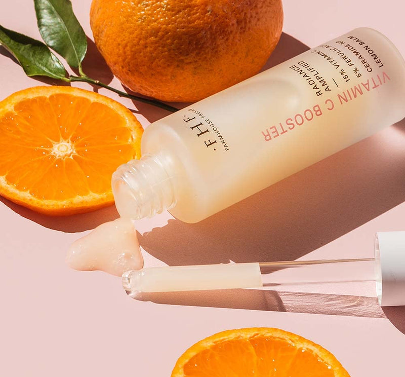 FarmHouse Fresh Vitamin C Face Serum. Hydrating & Brightening Serum, Boost Radiance & Reduce Wrinkles. Vitamin C Booster, 1 Fl. Oz.