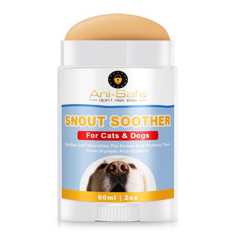 XL Paw and Nose Balm for Dogs and cats Ani-Safe, 60ml Stick, Soothes Dry and Itchy Noses and dry, raw paws, Natural lick safe Paw balm for dogs contains, Dog cream, reduces skin irritation and redness