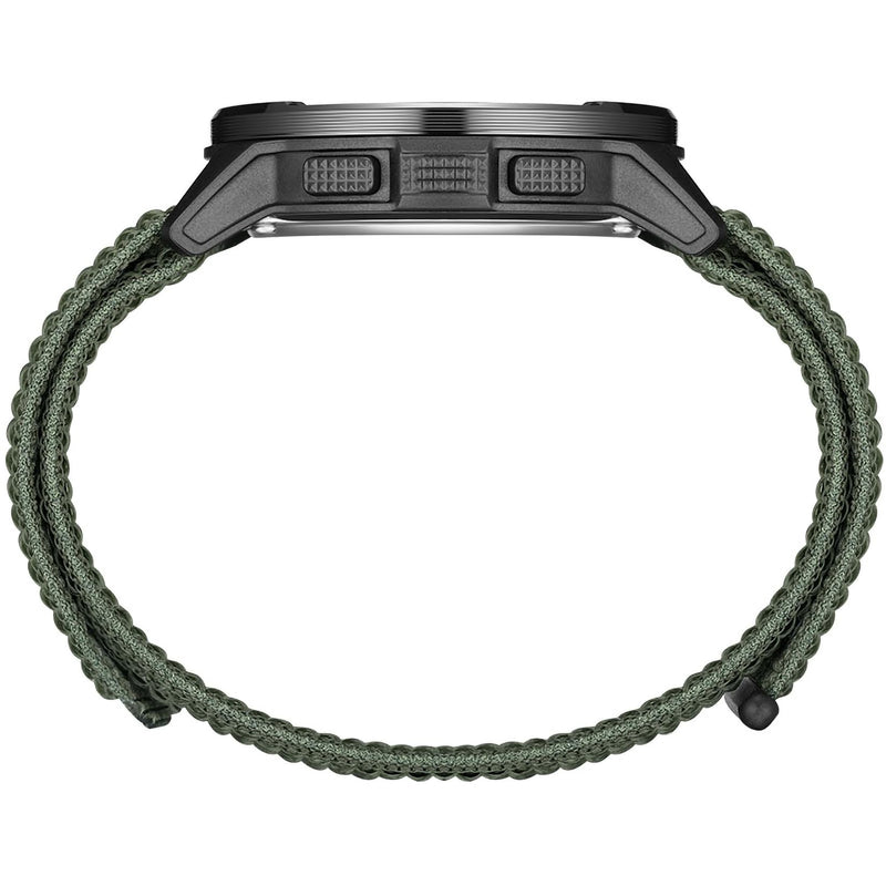 DIDITIME Tactical Watches for Men, Military Watches for Men, Waterproof 164FT, Fitness Watch, Mens Digital Watches with Compass, Metronome, Pedometer, Lightweight Breathable Nylon Watch ALPS-GREEN