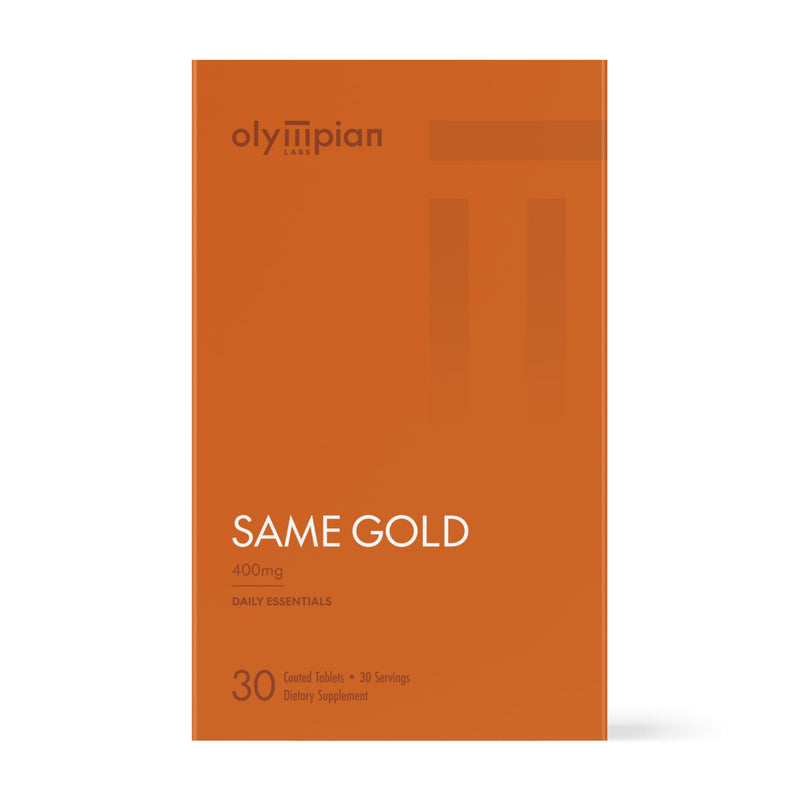 Olympian Labs Enteric Coated SAMe Gold | 400 mg per Serving | Vegan, Gluten Free, Soy Free | Mood and Joint Support - 30 Enteric Coated Tablets