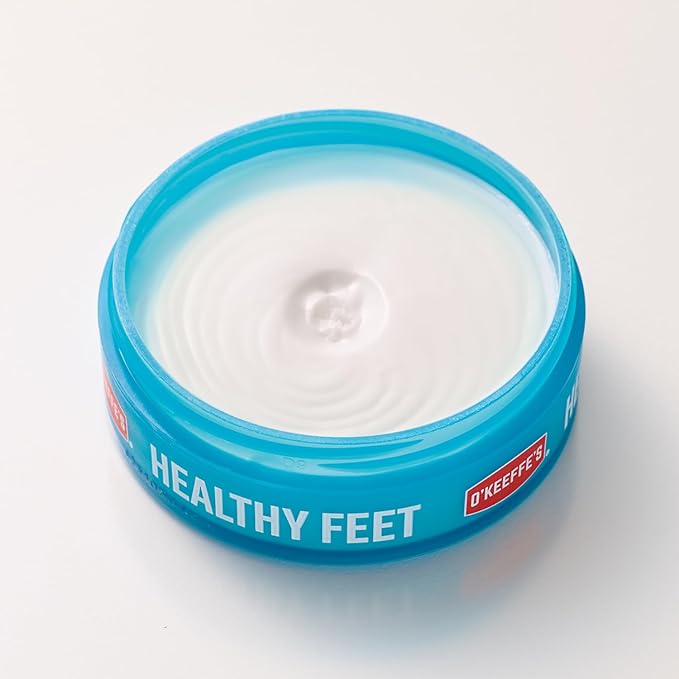 O'Keeffe's HEALTHY FEET Foot Cream for Dry Skin, 2.6 oz (76 g), Heel Moisturizing, Fragrance-free, Hypoallergenic*Non-stick - BeesActive Australia