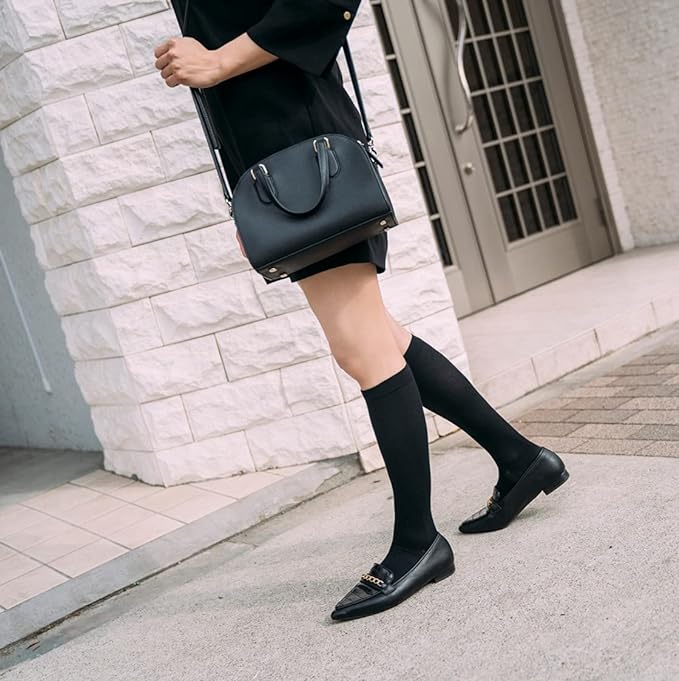 Slim Walk Beautiful Legs High Socks ML 2 Pack Black Compression Compression Socks AskDoctors - BeesActive Australia