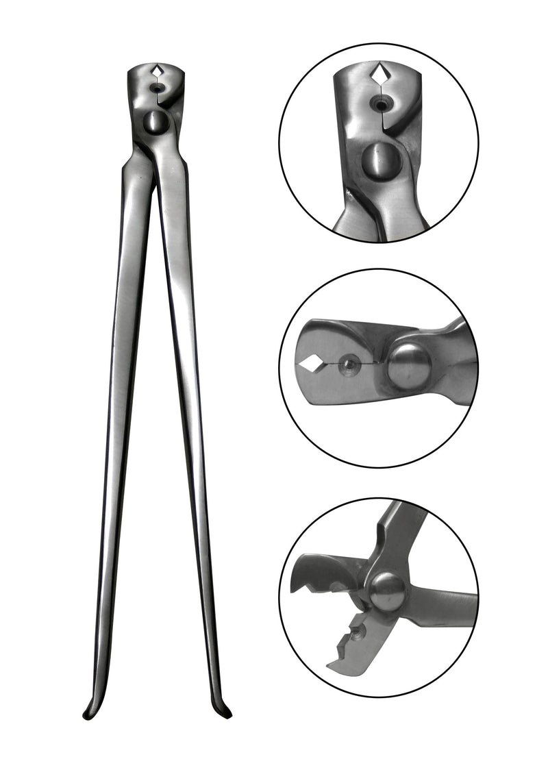Crease Nail Puller 13" Premium Farrier Nail Puller, Chrome Vanadium Steel, Hoof Clinch Removal, Horse Shoe Nail Remover, Farrier Tool, Professional Farrier Supplies, Premium Hoof Care - BeesActive Australia