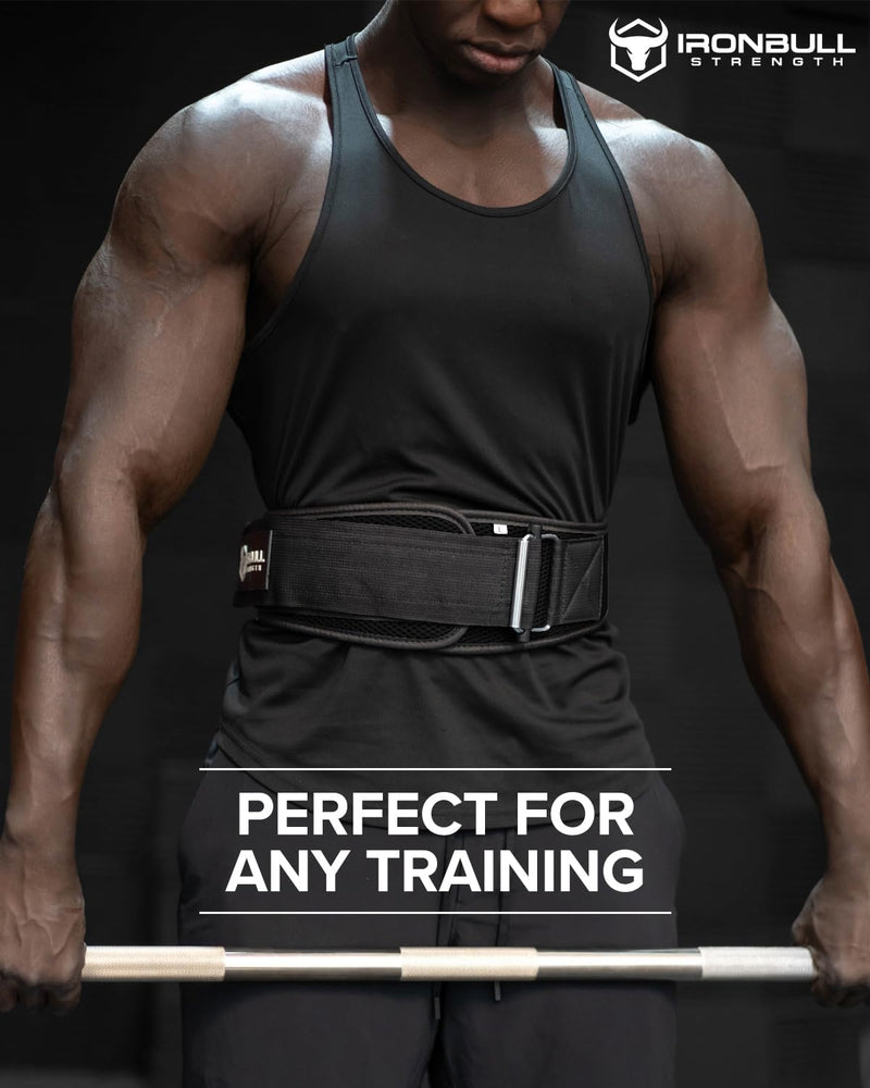 Weightlifting Belt For Men and Women - 6 Inch Auto-Lock Weight Lifting Back Support, Workout Back Support for Lifting, Fitness, Cross Training and Powerlifitng Medium Black