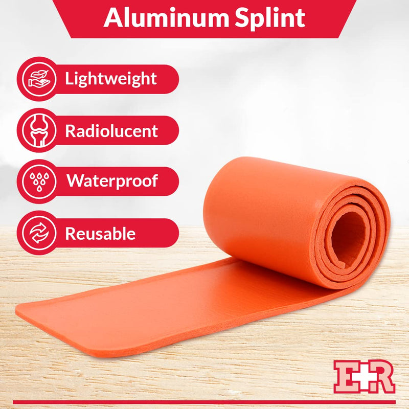 Ever Ready First Aid Universal Aluminum Splint, 36 Inch Rolled – 3 Pack One Size - BeesActive Australia