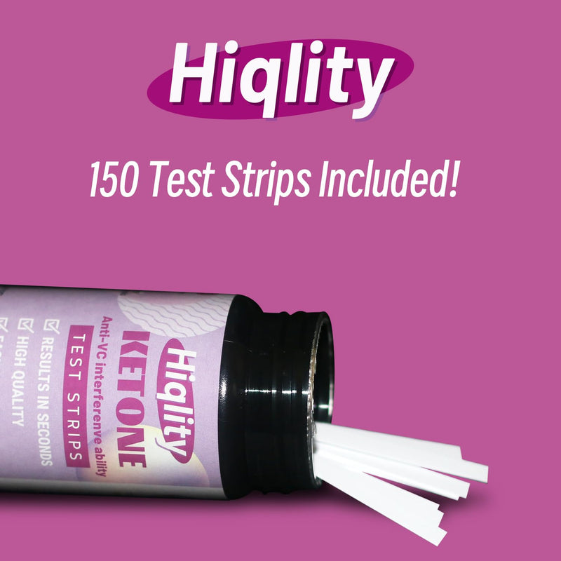 Keto Test Strips 150 Count ‚Äì Ketone Test Strips for Urine, Ketosis Test Strips, Keto IQ Support, Accurate Urine Test Strips for Ketone Tracking