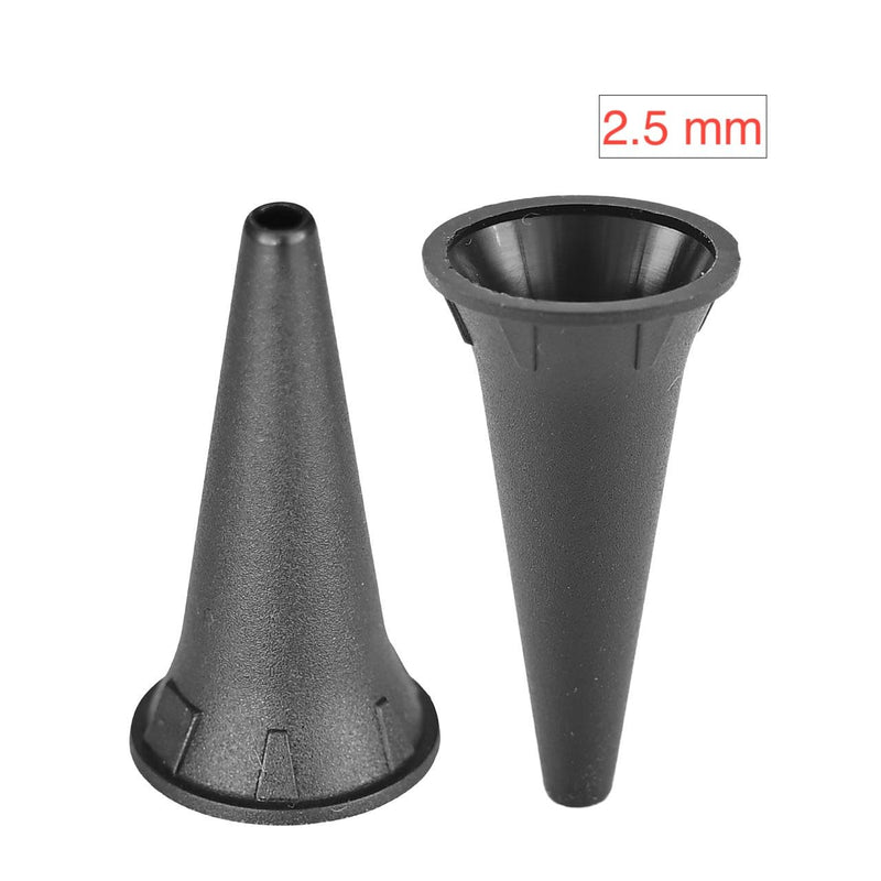 Reusable Diagnostic Otoscope Cover Specula Tips - Sets of 50 - Available in 2.5 mm, 3.5 mm, 4mm, 5 mm (75 pcs of 2.5, 3.5, 5 mm (25 Each)) 75 pcs of 2.5, 3.5, 5 mm (25 each) - BeesActive Australia