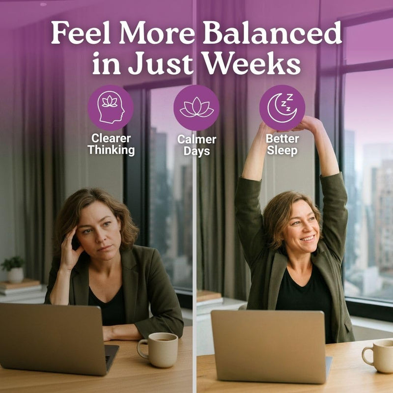 Hormone Balance Supplement for Women, Libido & Mood, Energy | Womens Hormone Balance Supplements, Focus & Cycle Comfort Support, Gluten, Soy & Lactose Free, 30 Day Supply 60 Count (Pack of 1)