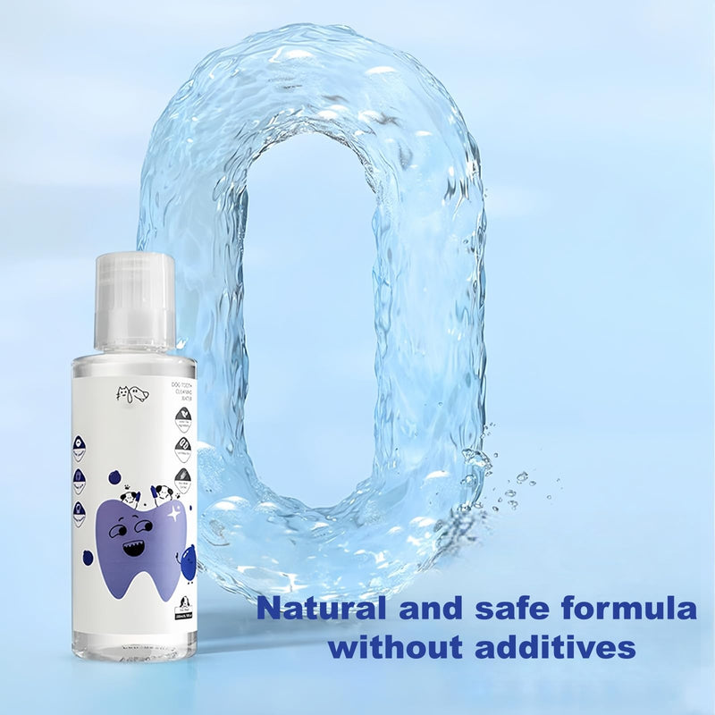 2PCS Pet Mouthwash,Natural Teeth Cleaning Mouthwash to Fight Tartar,Dog Mouthwash Add to Water,Fresh Breath for Dogs & CatsPromote Healthy Gums,Easy Daily Use for all Pet,Odorless Flavorless Formula 2