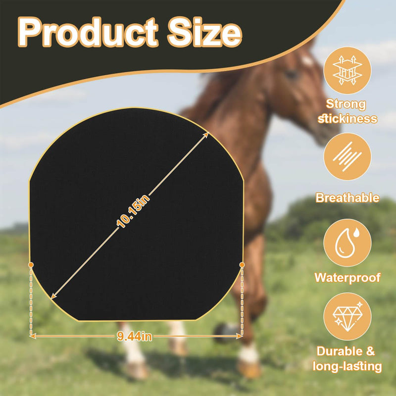 Ecliptica 12 Pack Horse Hoof Tape, Hoof Abscess Pads Wrap for Horse, Breathable Hoof Tape Hoof Packing for Hoof Laminitis Abscess Relief & Wound Management Additional Protection for Horse Hoove 12 Pcs Horse Hoof Tape