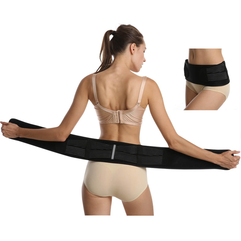 SUNFATT Sacroiliac SI Joint Belt for Women,Hip Brace for Women and Men Pain Relief & Stabilization,Plus Size Lower Back Support for Sciatica,Pelvis,SI Joint & Hip Pain (Fits Hip 43"-57") 4.7'' wide,43-57" Hip 43-57" Hip