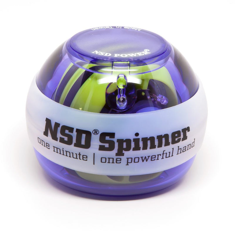 Auto-Start NSD Rainbow Lit Spinner Gyro Ball – Up to 15,000 RPM Premium hand strengthener and wrist exerciser for grip strength training, forearm workout, and pain relief; durable and portable - BeesActive Australia
