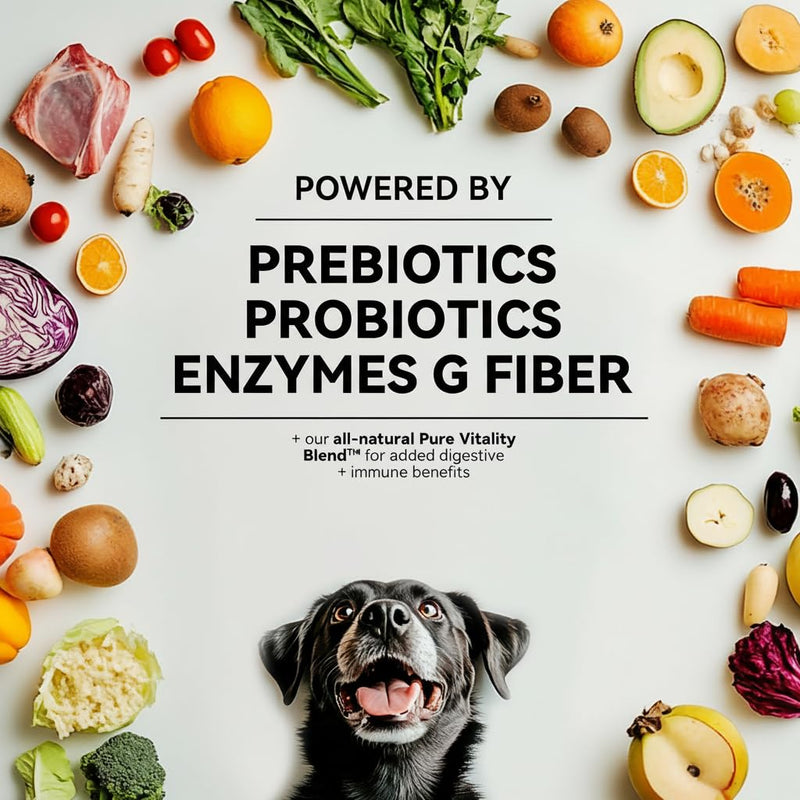 Probiotics for Dogs – Digestive & Immune Support Soft Chews with Prebiotics, Fiber & Enzymes – Relieves Diarrhea, Gas & Itchy Skin – Chicken Flavor Dog Supplement, 120 Chews