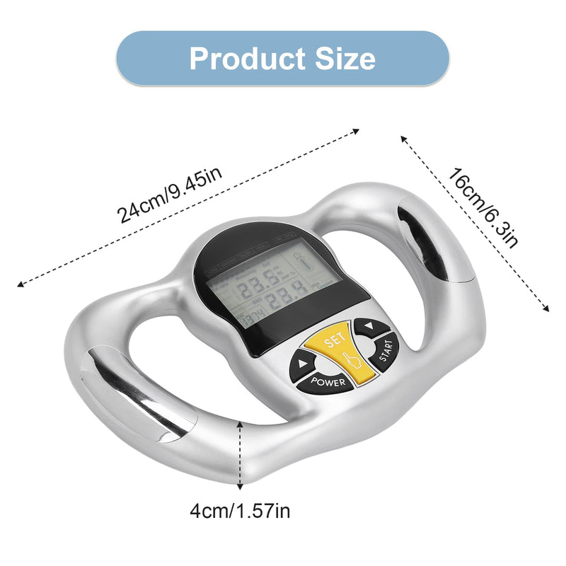 Handheld Body Fat Analyzer, Calorie Bmi Measurement LCD Screen Portable Digital Health Monitor Body Fat Measuring Instrument Bmi Meter Fat Analyzer Body Fat Monitor Fat Measuring - BeesActive Australia