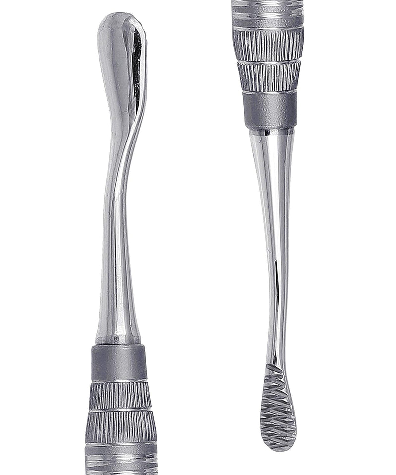 Pomee Miller Bone File #21, Surgical Instrument for Bone Contouring in Dental Procedures, Double-Ended (Cross-Cut & Smoothing Ends), Lightweight 9.5mm Hollow Handle, 702-210
