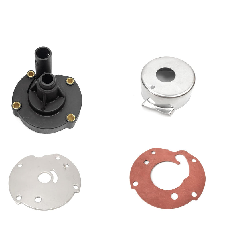 MARKGOO 763758 Water Pump Impeller Repair Kit Replacement for OMC Johnson Evinrude Outboard 5.5 6 7.5 HP Boat Motor Engine Parts Rebuild (1954-1979) 0763758 391391 382797 389228 379771 778166