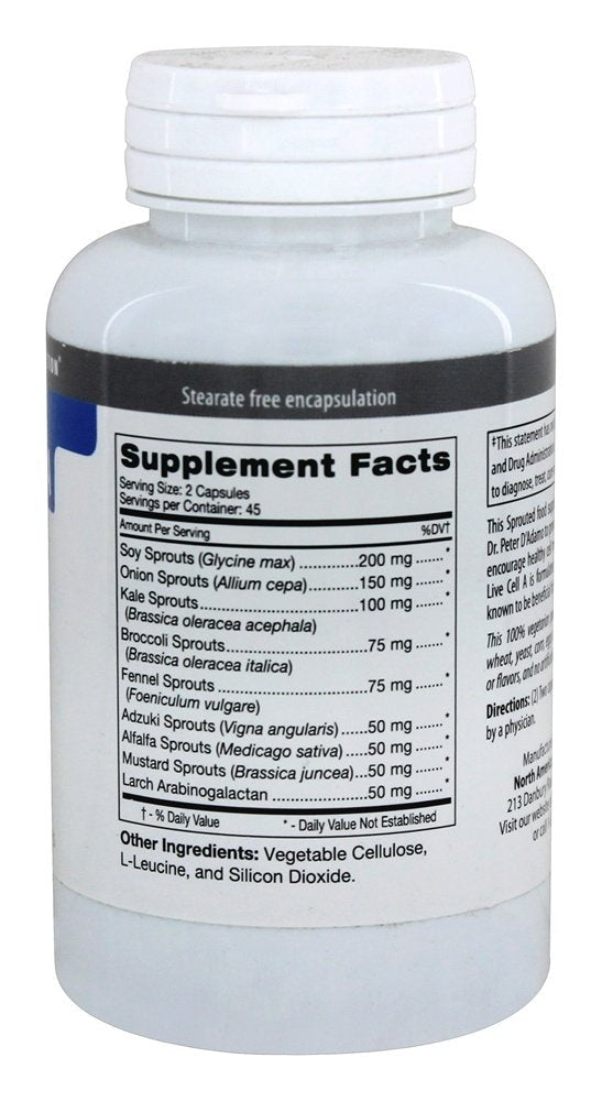 D'Adamo Personalized Nutrition - Live Cell A 90 vcaps