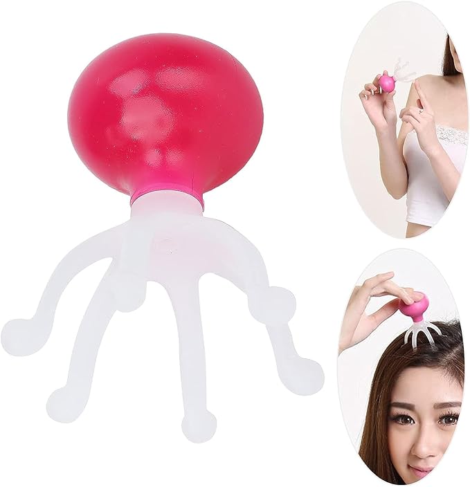 Head Scalp Equipment, 2 Pieces, 6 Claw Heads, Head Spa, Hand Header, Scalp Home Travel, Portable Relaxation, Stress Scalp Nail Manual Head Tool, Easy Operation, Manual Scalp Brush, Scalp Tongue Pleasure, Refreshing Head Claws, Husband, Best Friend - BeesActive Australia